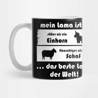 lama alpaka wolle sprüche süß lustig geschenk Mug